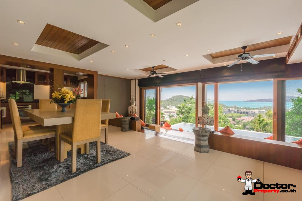 4 Bedroom Sea View Villa Malisa - Baan Thai Surin Hill - Surin Beach - Phuket West - for sale